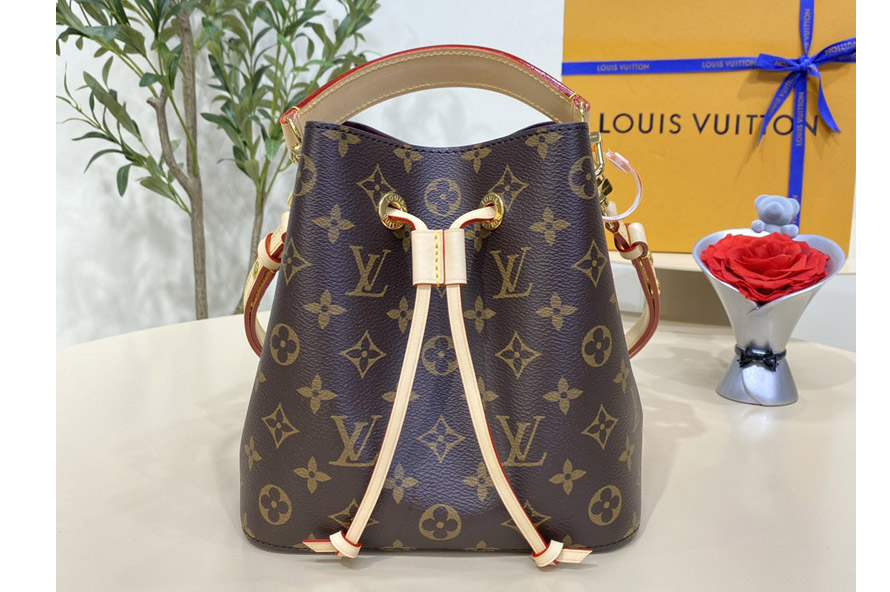 Louis Vuitton M46581 LV NéoNoé BB Bucket Bag in Monogram coated canvas