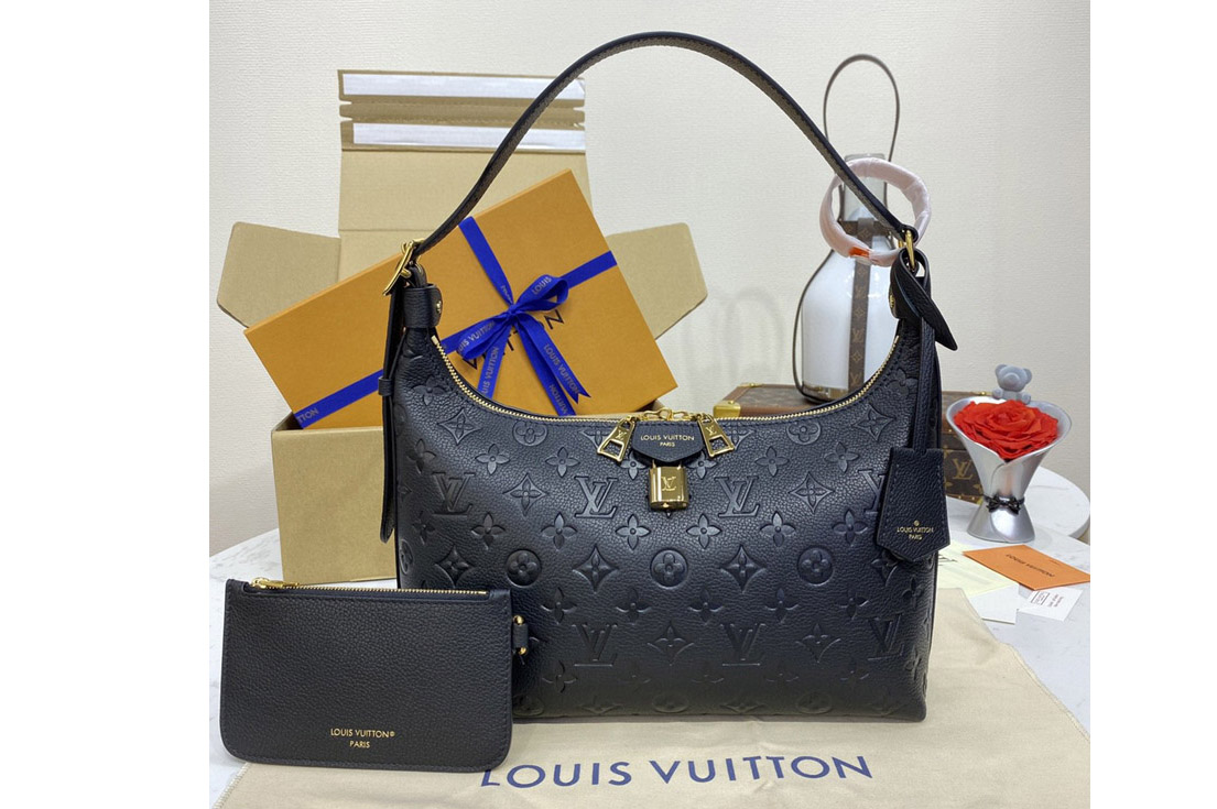 Louis Vuitton M46610 LV Sac Sport Bag in Black Embossed supple grained cowhide leather