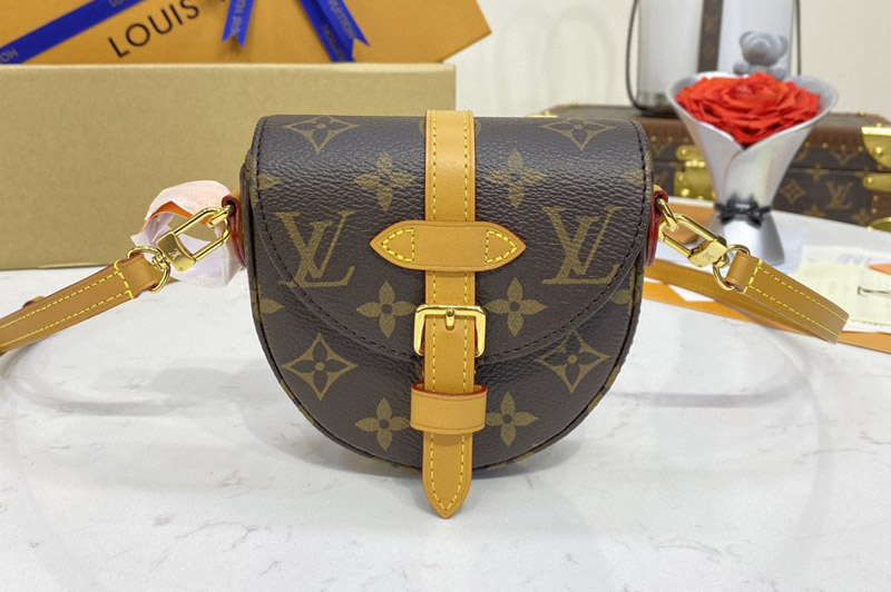 Louis Vuitton M46643 LV Micro Chantilly handbag in Monogram coated canvas