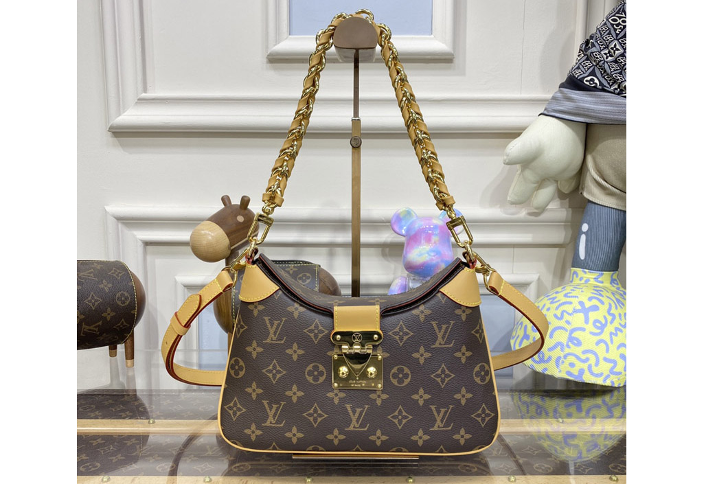 Louis Vuitton M46659 LV Twinny Bag in Monogram and Monogram Reverse coated canvas