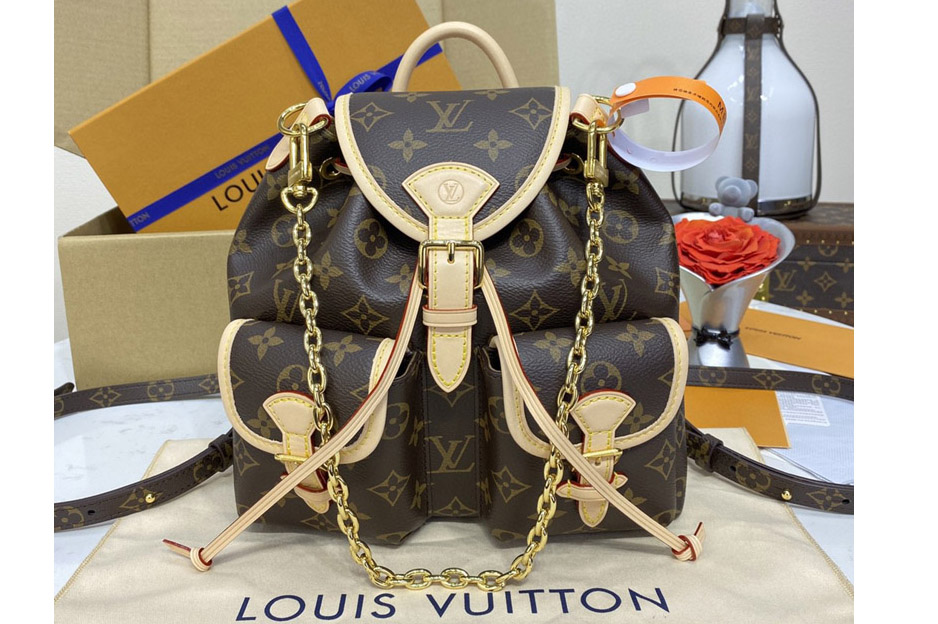 Louis Vuitton M46932 LV Excursion PM backpack in Monogram coated canvas