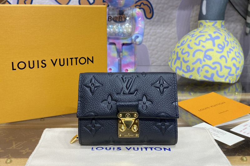 Louis Vuitton M80880 LV Metis Compact Wallet in Black Monogram Empreinte leather