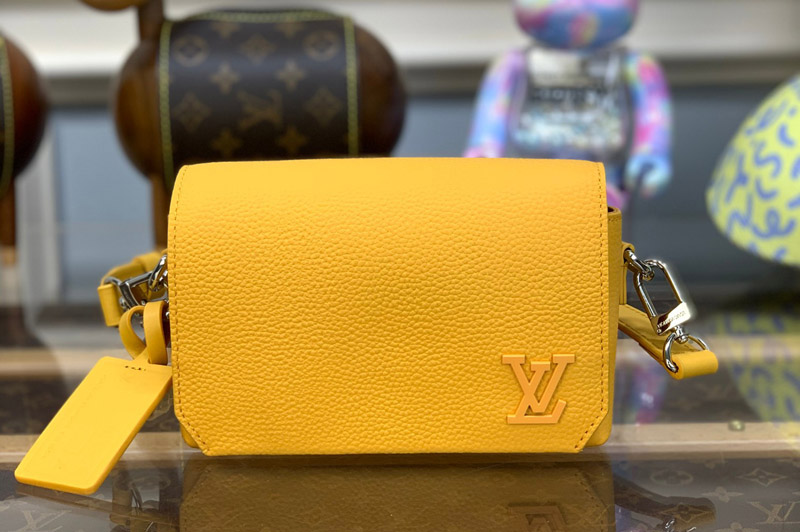 Louis Vuitton M82085 LV Fastline Wearable Wallet in Yellow Cowhide leather