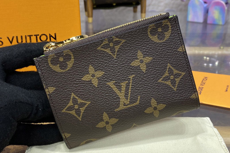 Louis Vuitton M82382 LV Lisa wallet in Monogram canvas With Green