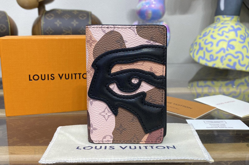 Louis Vuitton M82575 LV Pocket Organizer in Brown Monogram cowhide leather