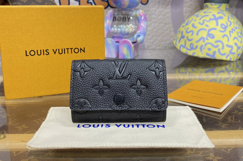 Louis Vuitton M82604 LV 6 Key Holder in Embossed Taurillon Monogram cowhide leather