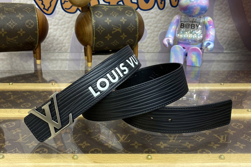 Louis Vuitton M8270U LV Initials 40mm Reversible Belt With Silver Buckle