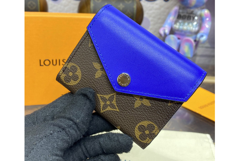 Louis Vuitton M82983 LV Zoé wallet in Monogram coated canvas With Blue
