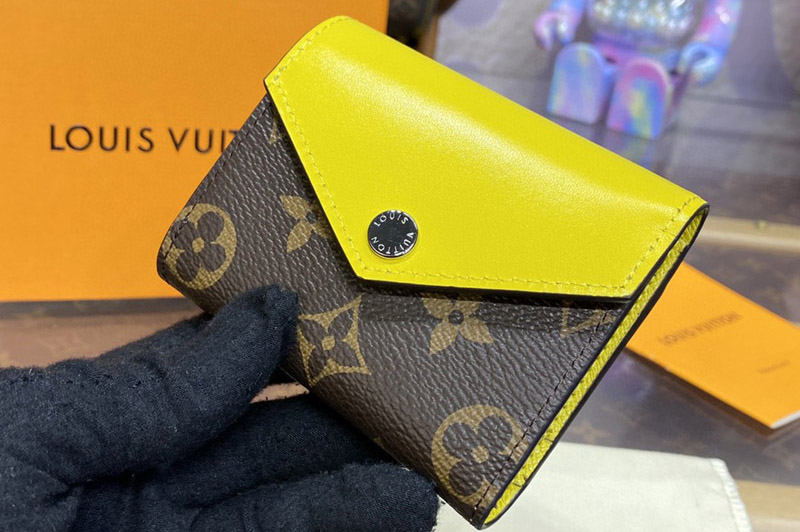 Louis Vuitton M82984 LV Zoé wallet in Monogram coated canvas With Yellow