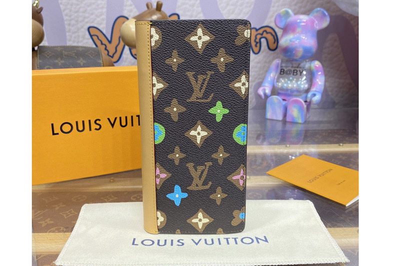 Louis Vuitton M83335 LV Brazza Wallet in Monogram Craggy coated canvas