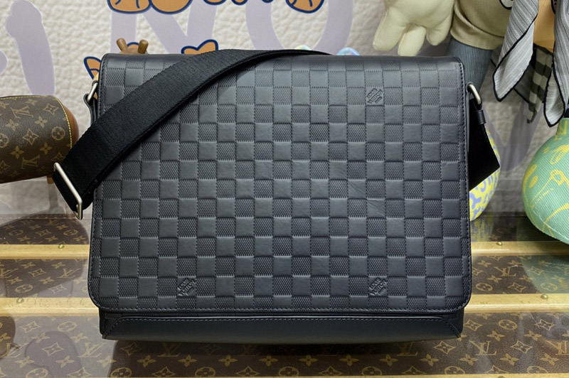 Louis Vuitton N41038 LV District PM Shoulder Bag in Damier Infini cowhide leather