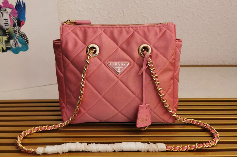 Prada 1BG468 Prada Re-Edition 1995 Chaine Re-Nylon tote bag in Pink Nylon