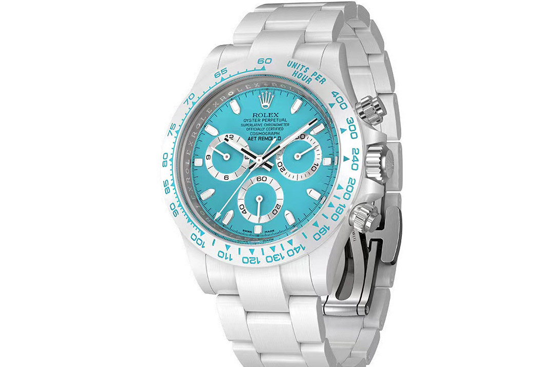 Rolex Daytona AET White Solid Ceramic Case and Bracelet Tiffany Blue Dial Clean 1:1 Best Edition SA4130