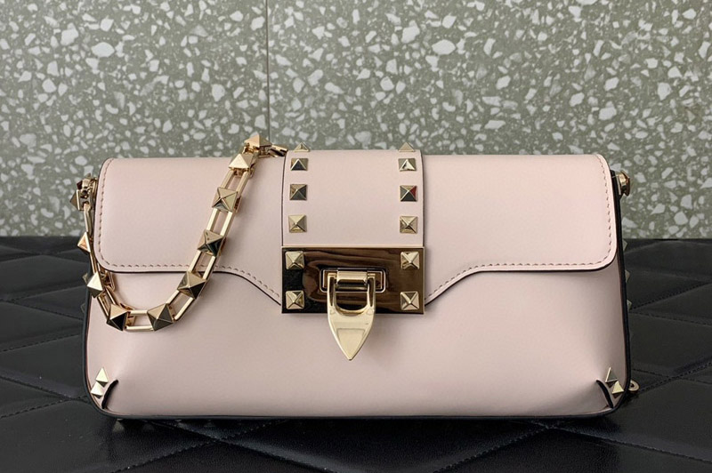 Valentino Garavani Rockstud Bag in Pink Leather