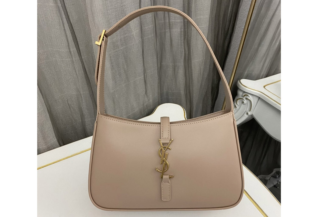 Saint Laurent 657228 YSL LE 5 À 7 Bag IN Sand SHINY LEATHER
