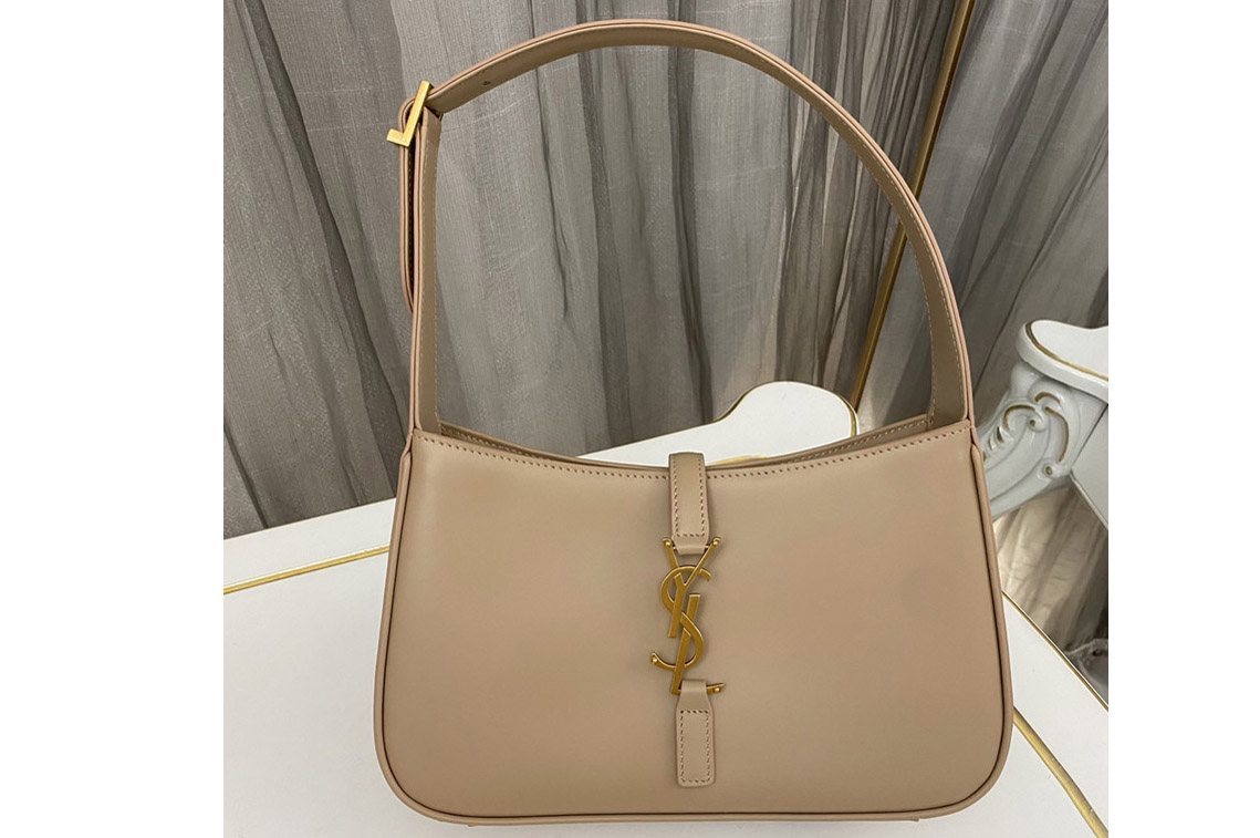 Saint Laurent 657228 YSL LE 5 À 7 Bag IN Apricot SHINY LEATHER