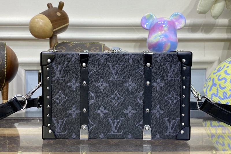 Louis Vuitton M20954 LV Neo Wallet Trunk Bag in Monogram Eclipse coated canvas