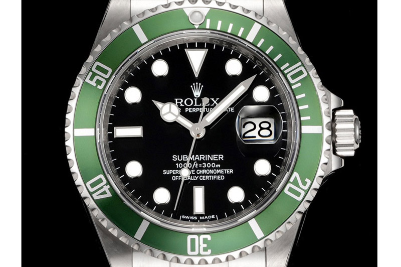 Rolex Submariner 16610 LV Green 904L Steel TMF 1:1 Best Edition on SS Bracelet SH3135