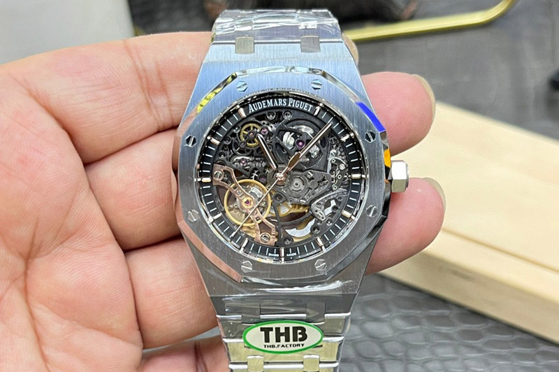 Audemars Piguet Royal Oak 41mm Openworked 15407 SS THBF 1:1 Best Edition on SS Bracelet SA3132 V2