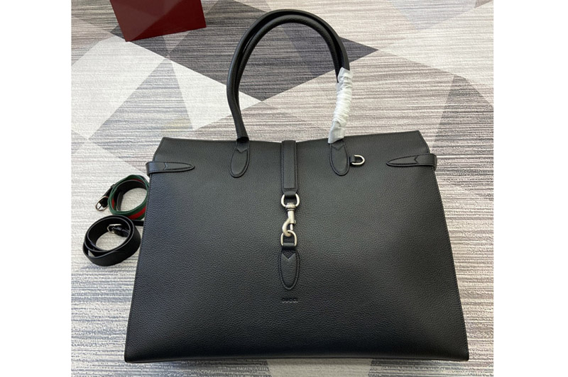 Gucci 796761 Dionysus Small top handle bag in Grey soft grainy leather