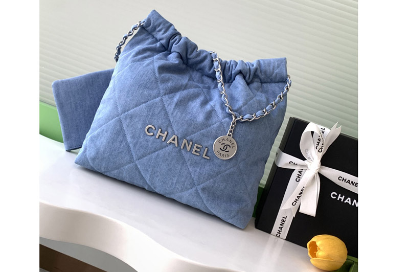CC 22 Small Handbag AS3260 in Blue Denim