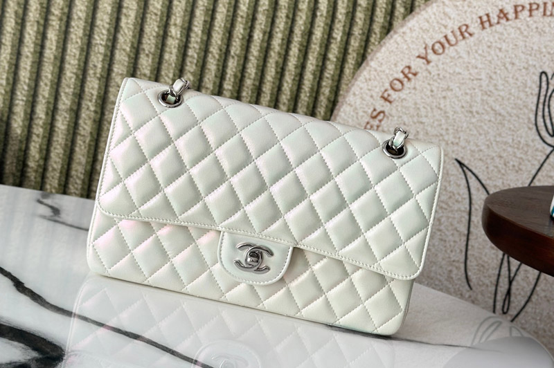 CC 11.12 Classic Handbag A01113 in White Leather