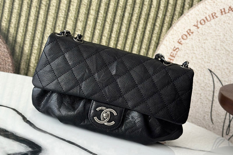 CC Vintage Pouch Bag in Black