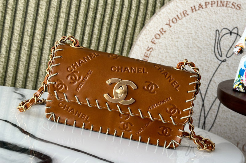 CC Vintage Bag in Brown Leather
