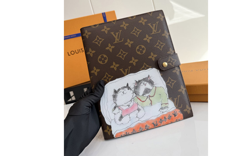 Louis Vuitton GI1395 LV Desk Agenda Cover MM Wallet