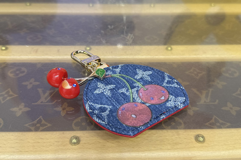 Louis Vuitton M02830 LV x TM Cerise LV Mini Mirror Bag Charm