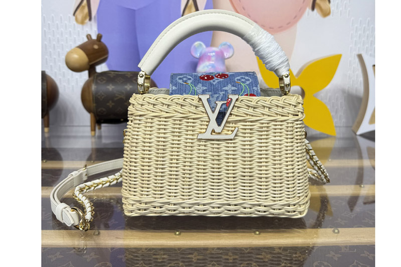 Louis Vuitton M14295 LV x TM Capucines Mini Bag