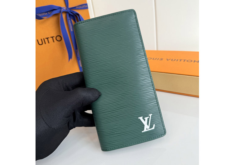 Louis Vuitton M25800 LV Brazza Wallet in Green