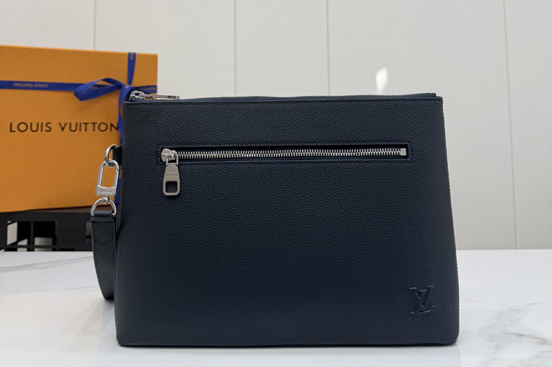 Louis Vuitton M25955 LV Takeoff Pouch in Blue