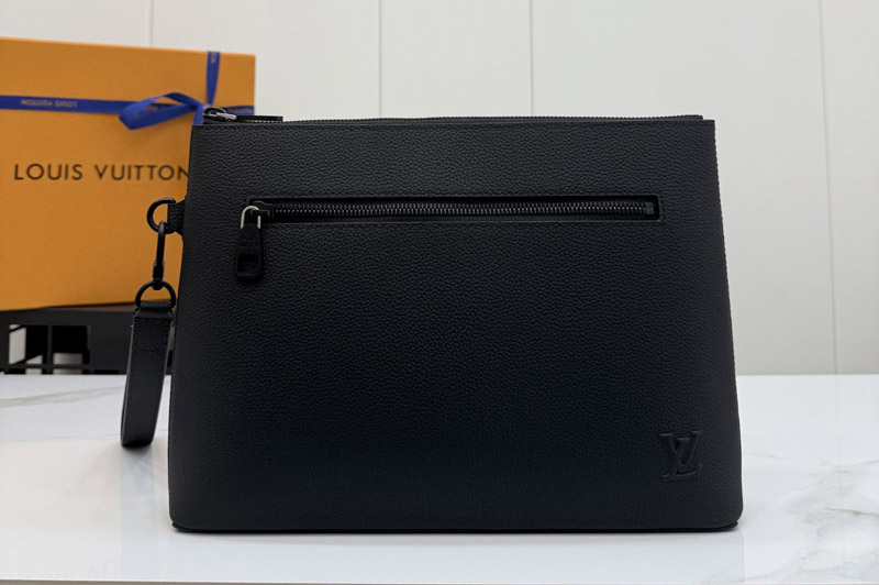 Louis Vuitton M25955 LV Takeoff Pouch in Black