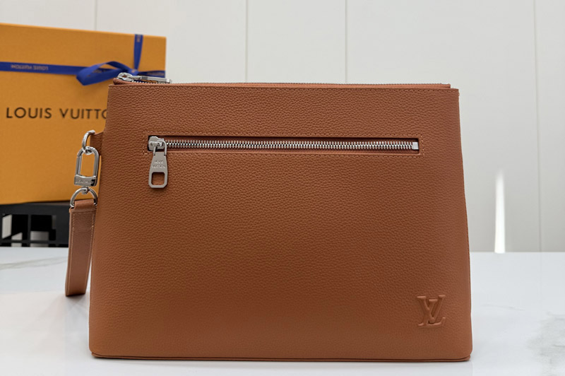 Louis Vuitton M25955 LV Takeoff Pouch in Brown