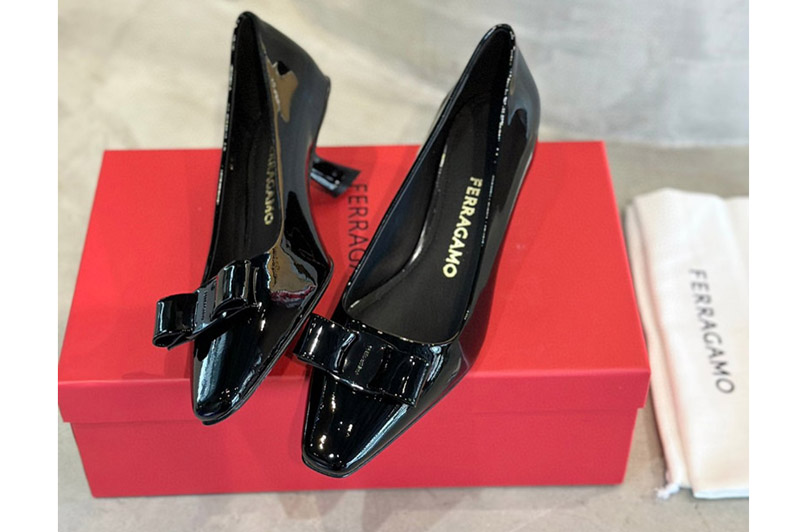 Ferragamo High-Heeled Pumps and Shoe