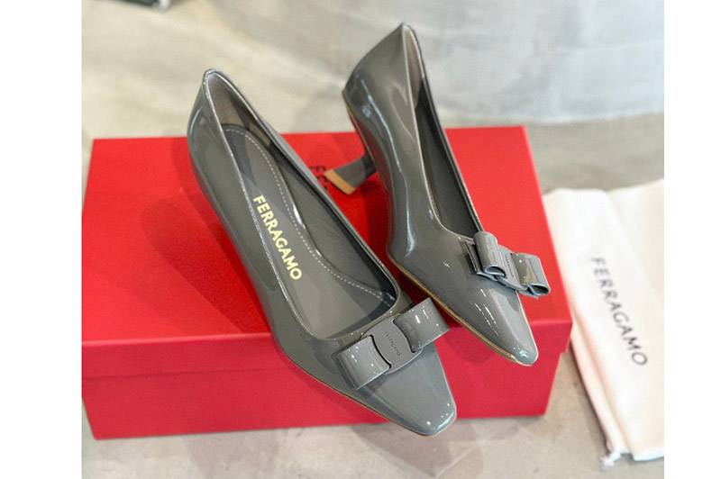 Ferragamo High-Heeled Pumps and Shoe
