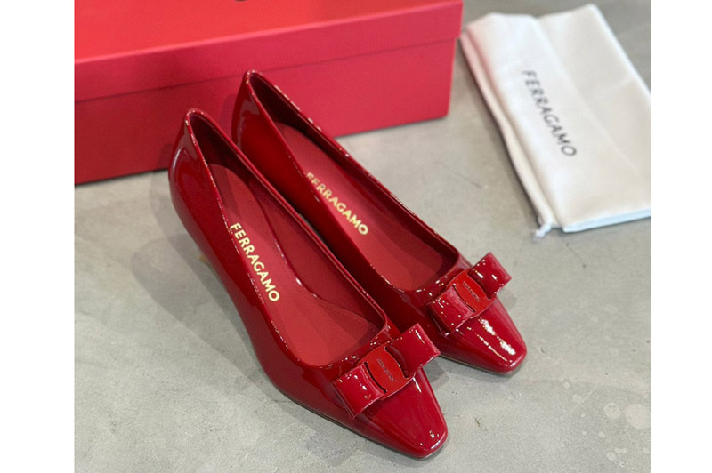 Ferragamo High-Heeled Pumps and Shoe