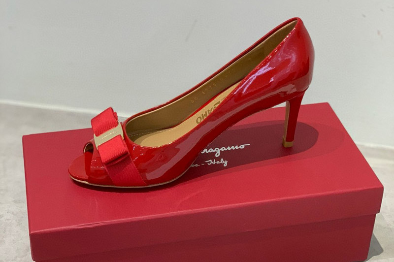 Ferragamo High-Heeled Pumps and Shoe