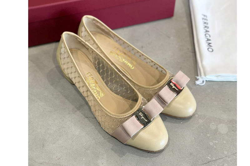 Ferragamo High-Heeled Pumps and Shoe