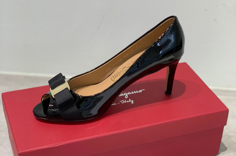 Ferragamo High-Heeled Pumps and Shoe