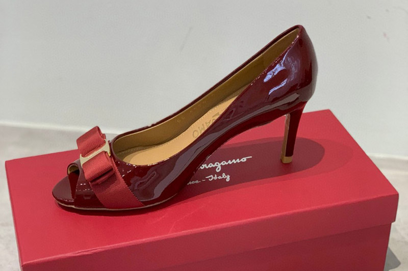 Ferragamo High-Heeled Pumps and Shoe