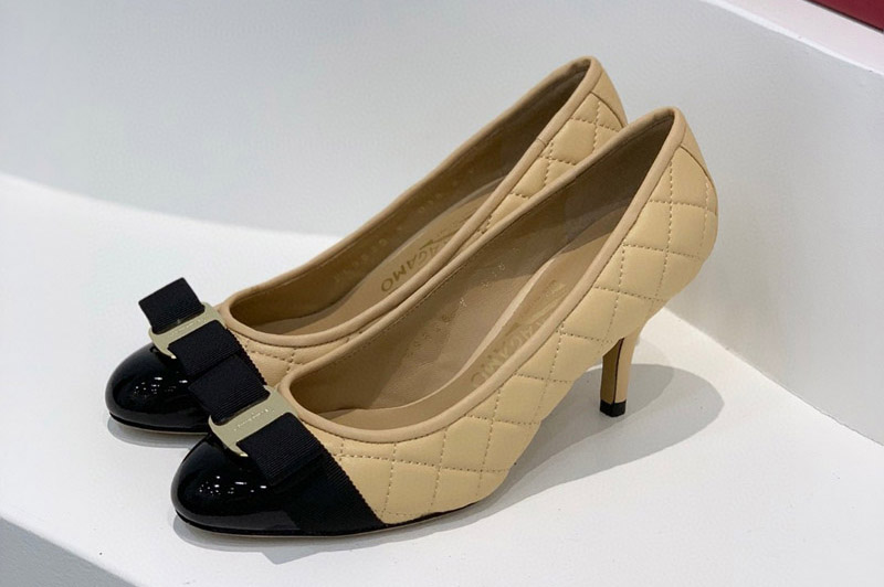 Ferragamo High-Heeled Pumps and Shoe