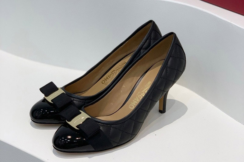 Ferragamo High-Heeled Pumps and Shoe