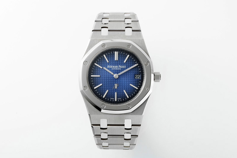 Audemars Piguet Royal Oak 39mm 15202IP Titanium ZF 1:1 Best Edition Blue Textured Dial on SS Bracelet A2121 V2
