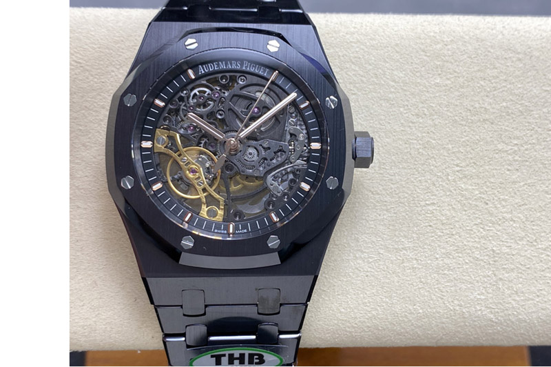 Audemars Piguet Royal Oak 41mm Openworked Ceramic 15416CE THBF 1:1 Best Edition on Ceramic Bracelet SA3132 V2