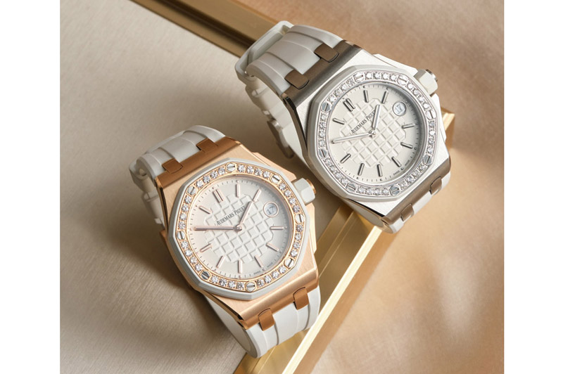 Audemars Piguet Royal Oak 37mm 67540 Real Diamond Bezel on Swiss Quartz