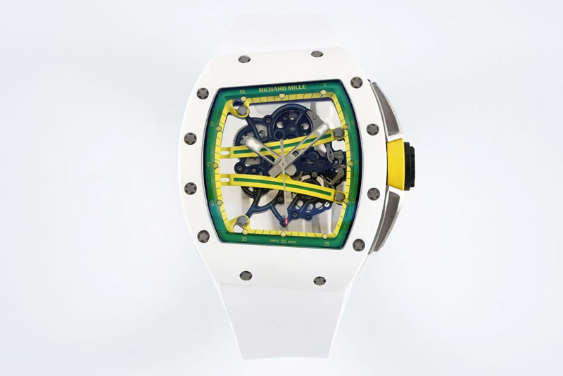 Richard Mille RF Custom Made RM061 White Ceramic with Free Sprung Titanium RMUL2 Super Clone