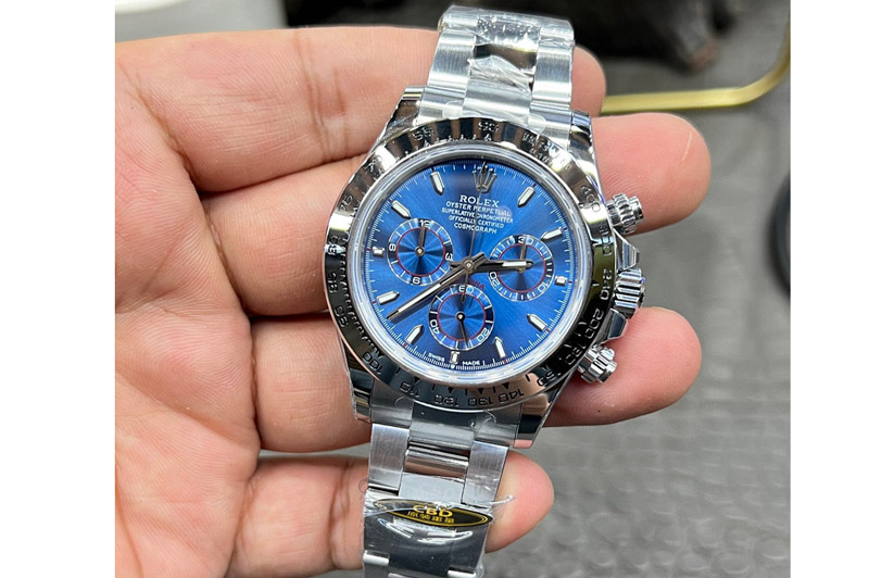 Rolex 2025 Daytona 126509 CBDF 1:1 Best Edition Blue Dial on SS Bracelet DD4131 (Gain Weight)