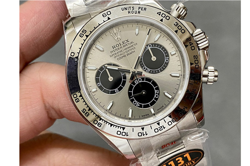 Rolex Daytona 126509 QF 1:1 Best Edition Gray/Black Dial on SS Braclet SH4131(Gain Weight)